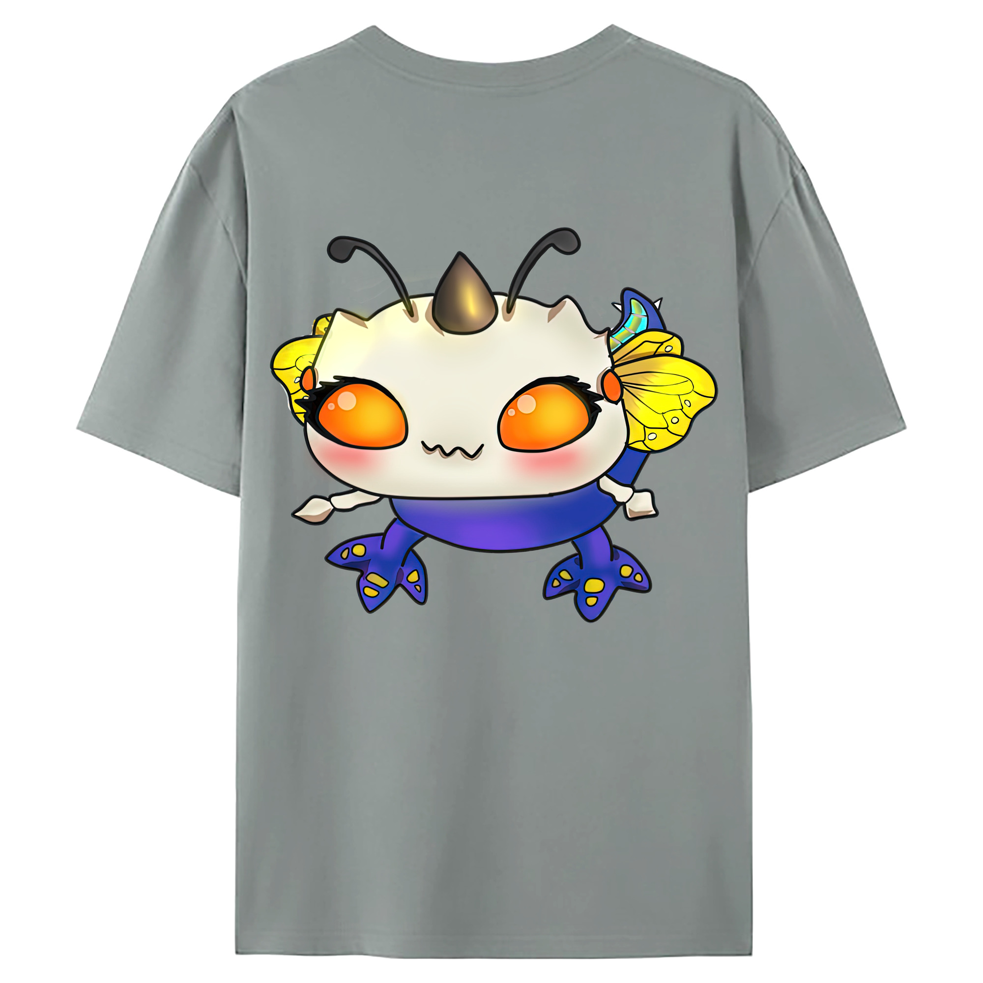（画像用） リーグ・オブ・レジェンド League of Legends LOL 綿100％ メンズ半袖Tシャツ（バックプリント） 通気性